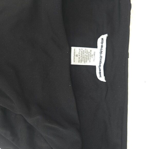 Robin Piccone Womens Black Bikini Bottom Swimwear Size S - Picture 3 of 4